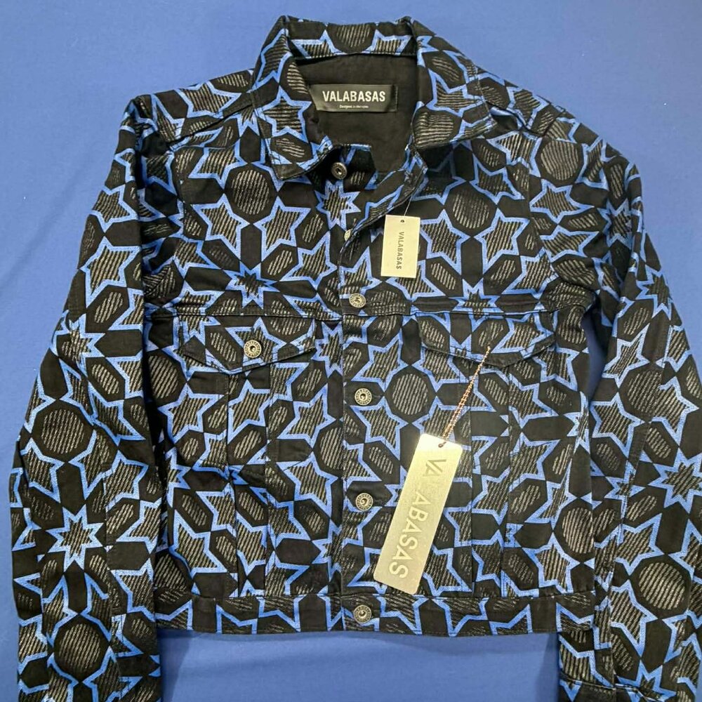 Valabasas Royal Blue GlintStone Jacket Size Small